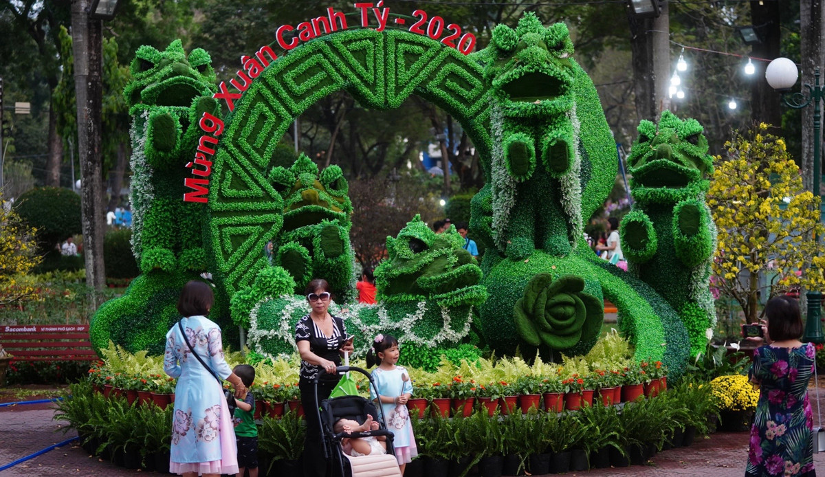 Hội Hoa Xuân Canh Tý 2020 diễn ra đến hết ngày 30/1 (mùng 6 Tết).