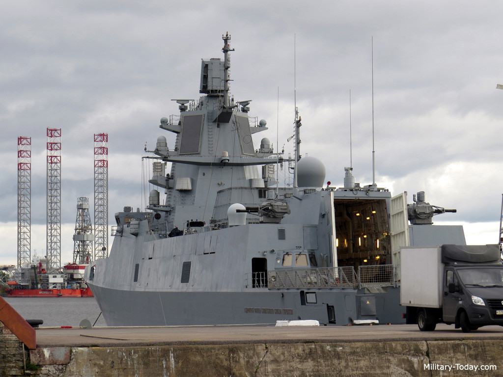 Bên cạnh đó, chiến hạm này còn được trang bị hai hệ thống phòng thủ tầm cực gần (CIWS) Palma giúp nó chống lại các mục tiêu bay tầm thấp cũng như tên lửa chống hạm của đối phương. Ảnh: Military Today