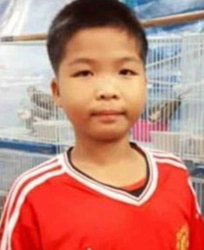 Panumas 'Mick' Saengdee (13 tuổi) - Ảnh: Mail Online