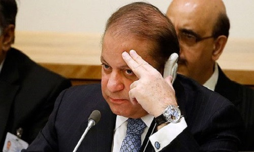 Cựu Thủ tướng Pakistan Nawaz Sharif. Ảnh: Zee news