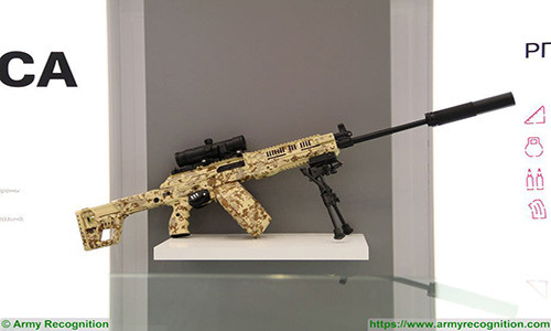 Súng máy Kalashnikov RPK-16 5,45mm tại triển lãm Quân đội 2017 gần thủ đô Moscow, Nga. Ảnh: AR.