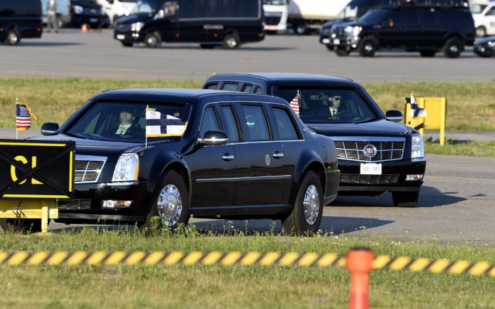 Sau khi kết thúc cuộc hội đàm, dự kiến kéo dài 1 tiếng rưỡi, hai nhà lãnh đạo Mỹ-Nga sẽ tiếp tục với bữa trưa làm việc. Cuộc họp báo chung của hai nhà lãnh đạo có thể bắt đầu vào lúc 13 giờ chiều theo giờ địa phương (tức 17 giờ chiều Hà Nội). Ảnh: Reuters.