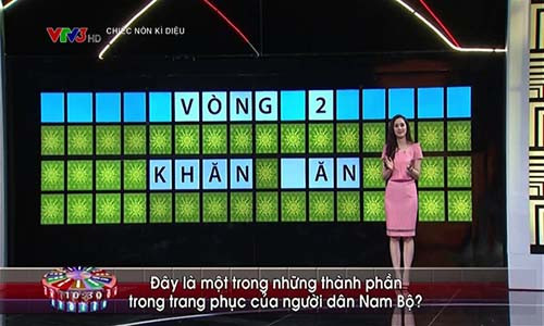 Hình ảnh quen thuộc của Hồng Nhung trong "Chiếc nón kỳ diệu".