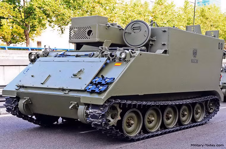 Thiết giáp M577 do Mỹ sản xuất từ đầu những năm 1960 được sử dụng nhưng một trung tâm hoạt động chiến thuật. Rất nhiều quốc gia trên thế giới vẫn tin dùng loại xe bọc thép này. Ảnh: Military-today.com.