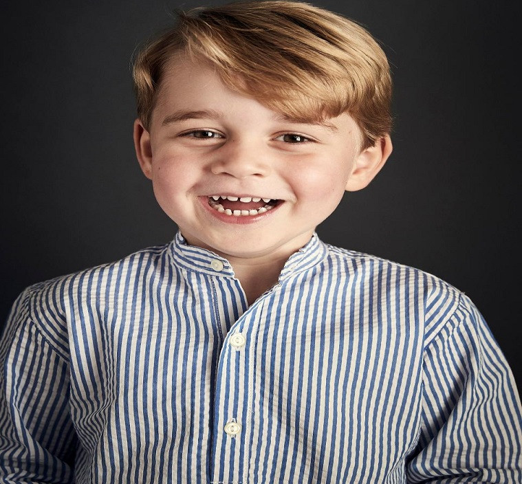 Hoàng tử nhí George dịp sinh nhật 4 tuổi. Ảnh: Getty.