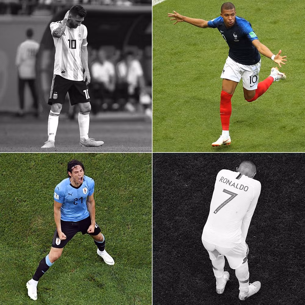 Hai siêu sao chiếm lĩnh nhất nhì suốt 10 năm qua, đã thua trước Mbappe và Cavani.