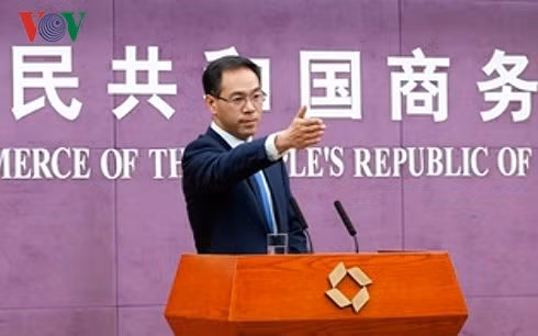 Phát ngôn viên Bộ Thương mại Trung Quốc Cao Phong.