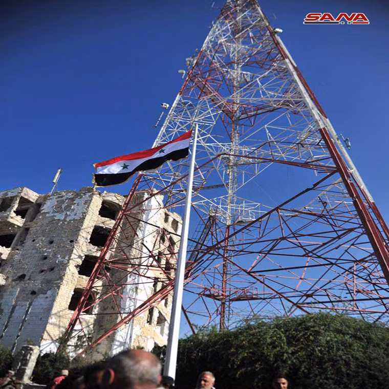 AMN đưa tin, những chiến binh FSA không muốn hòa giải với chính phủ Damascus và các tay súng HTS sẽ được đưa tới Tây Daraa. Ảnh: SANA.