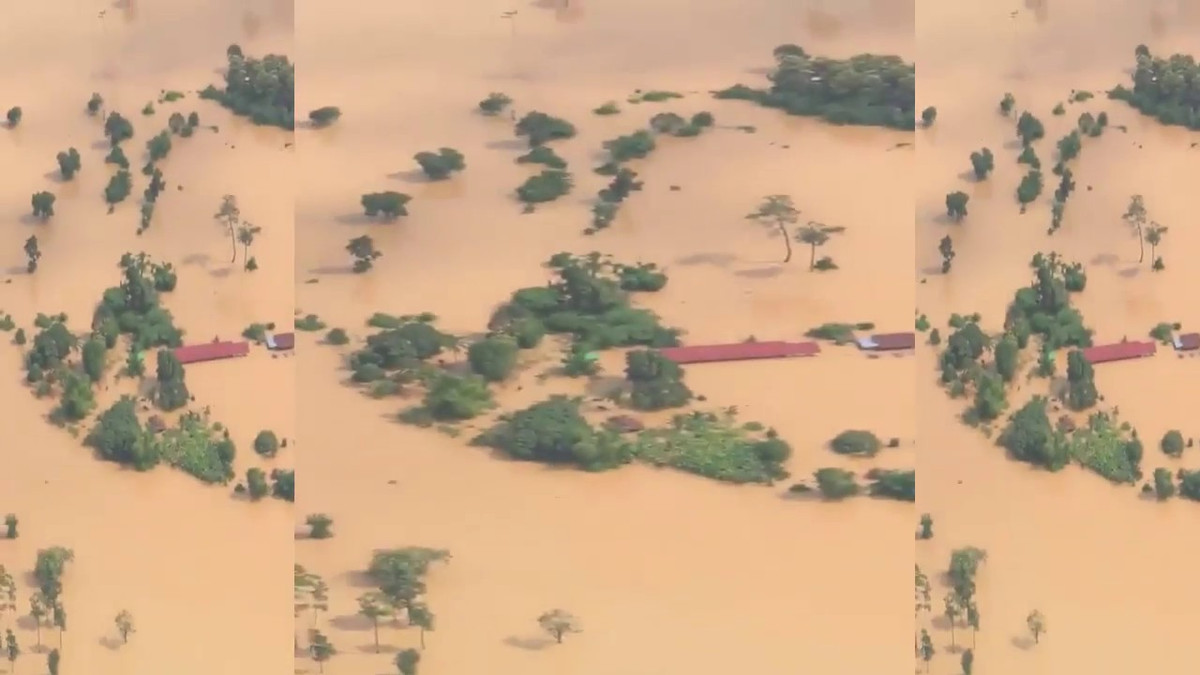 Liên quan đến vụ vỡ đập nhà máy thủy điện Xe Pien-Xe Nam Noy, hiện chưa có thông tin về người Việt tại Lào bị thương vong. Ảnh: Express. 