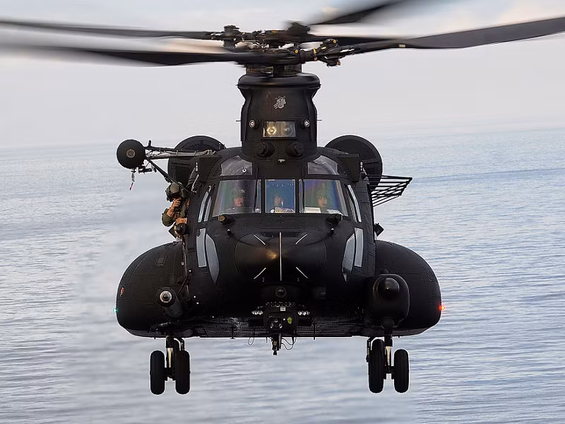 MH-47G sẽ được sử dụng trong các nhiệm vụ như chở binh sĩ, đạn dược, phương tiện, trang thiết bị, nhiên liệu và vật tư cũng như cứu trợ nhân đạo. Ảnh: Airforce Technology