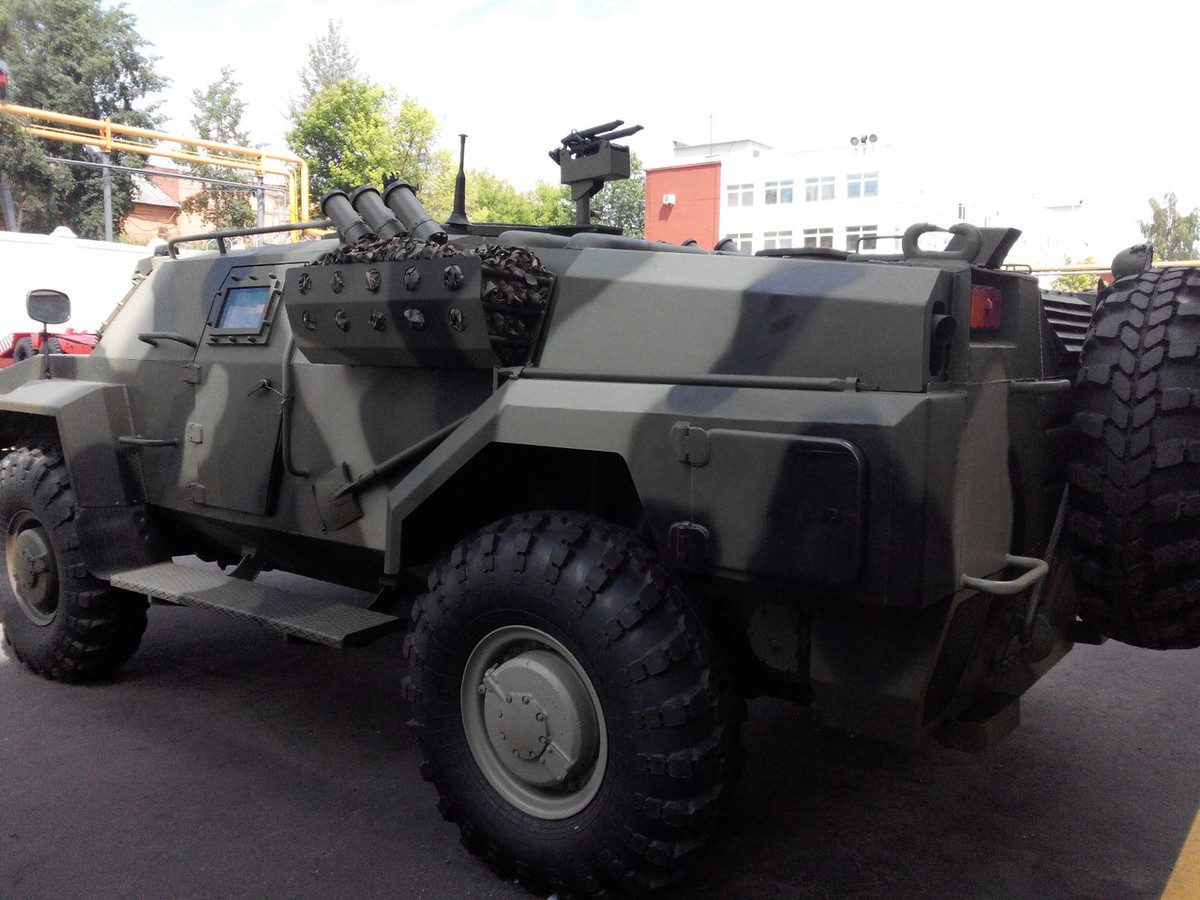 Mẫu xe bọc thép Cayman mới hay phương tiện vận tải bọc thép di động (MATV) Cayman do Nhà máy sửa chữa số 140 của Belarus chế tạo. Ảnh: Defence Blog.