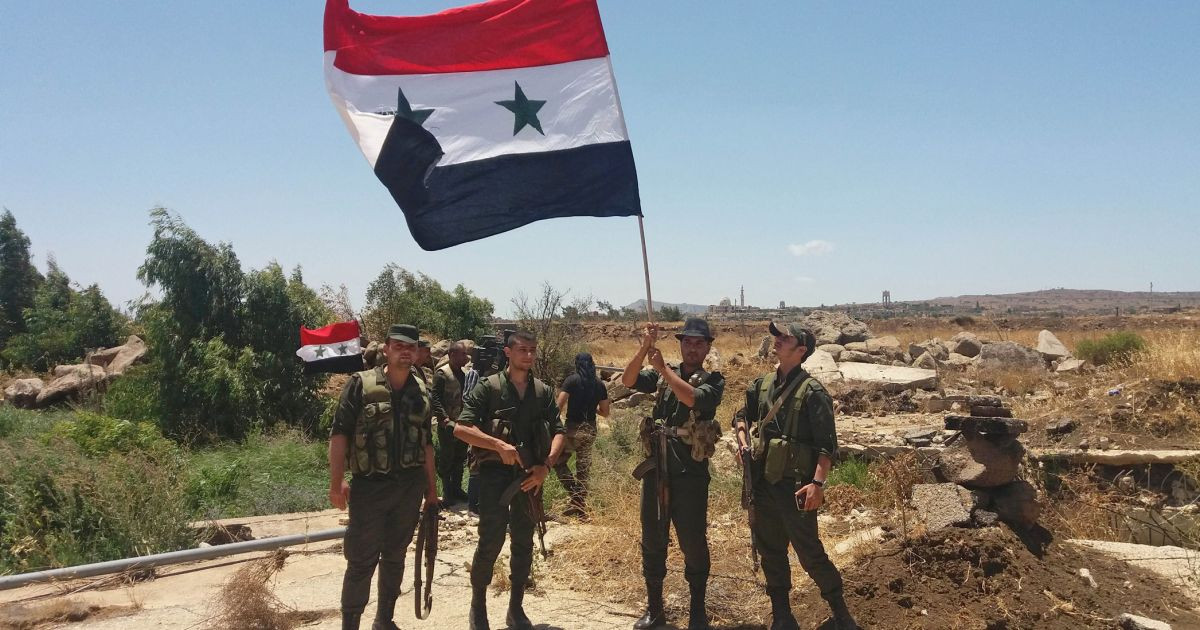 Quân đội Syria đang tiếp tục tiến quân sát ranh giới Syria-Israel trên cao nguyên Golan hiện nằm dưới sự kiểm soát của chính quyền Tel Aviv. Ảnh: Haaretz.