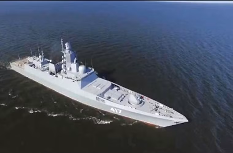 Tàu khu trục Đô đốc Gorshkov thuộc Đề án 22350 là một lớp tàu khu trục của Hải quân Nga do Phòng thiết kế Severnoye tại Saint Petersburg chế tạo. Ảnh: Youtube.