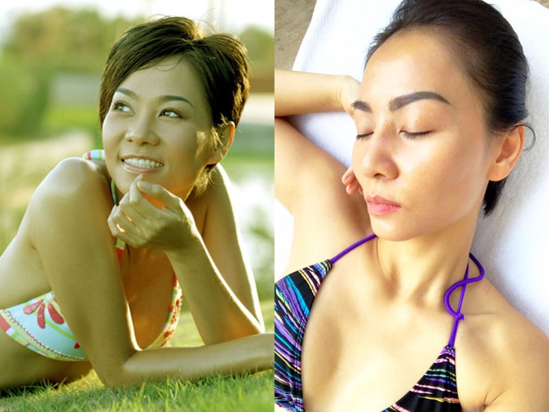Hình ảnh xưa và nay của Thu Minh dù ở đời thường...