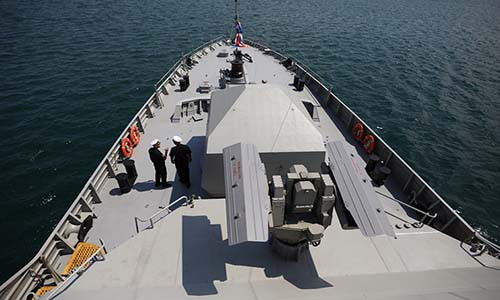 Nga vừa hạ thủy tàu tên lửa Stavropol Đề án 21631 thứ 12. Ảnh: TASS.