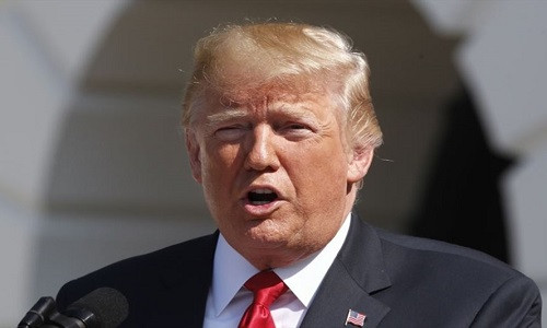 Tổng thống Mỹ Donald Trump. Ảnh: AP.