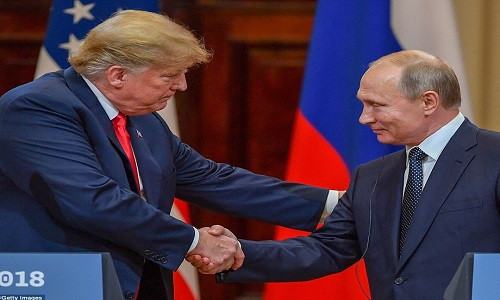 Sau cuộc họp báo, Tổng thống Trump đã lên đường tới sân bay Helsinki để trở về thủ đô Washington, Mỹ. Ảnh: Getty.