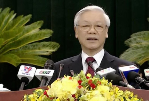 TBT Nguyen Phu Trong du khai mac Dai hoi DBDB TP HCM