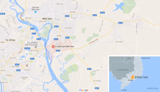 Ba me con nhot 6 can bo, doa kich no binh gas o Dong Nai