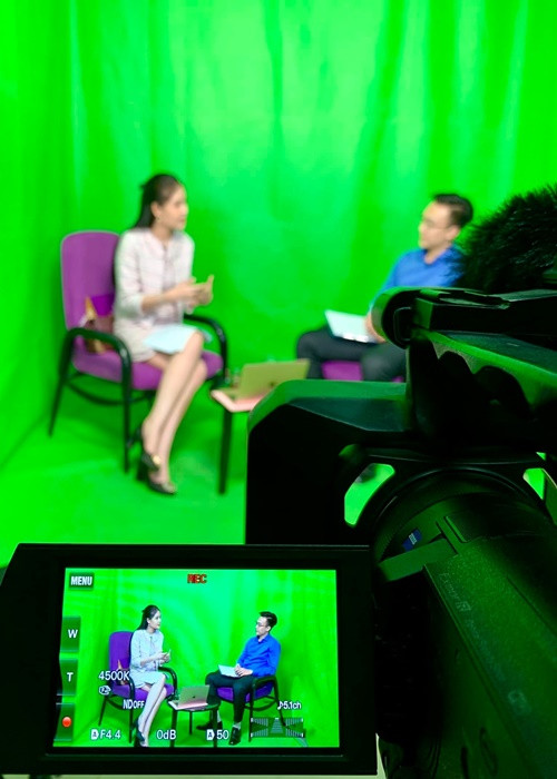 Cách đây ít năm, Ngân Anh tham gia lớp học cải thiện kỹ năng giao tiếp, thuyết trình có Tô Ny làm giảng viên. Sau những lần trò chuyện, cả hai nảy sinh tình cảm.