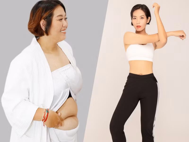 Từ 106kg, ca sĩ Phương Anh Idol chỉ còn nặng 53kg sau 7 tháng nỗ lực giảm cân. Ảnh: Vietnamnet