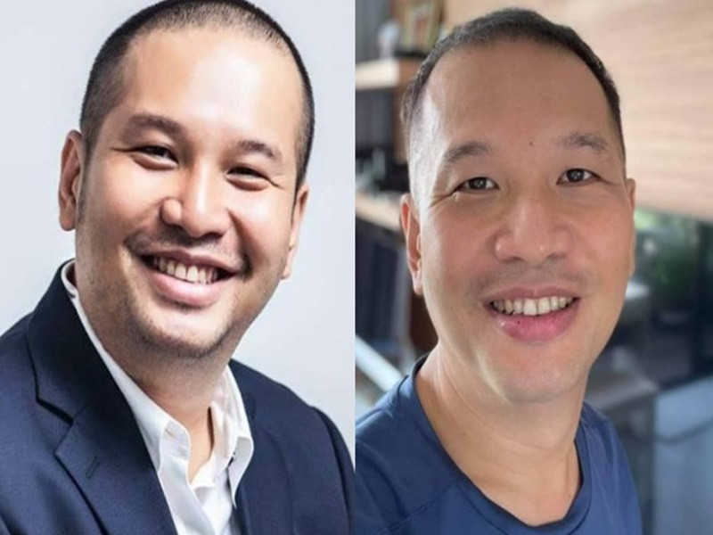 Ông bầu Quang Huy nặng hơn 100kg. Từ năm 2021, anh thực hiện việc giảm cân. Sau 9 tháng, anh sụt 40kg so với trước. Ảnh: Yan