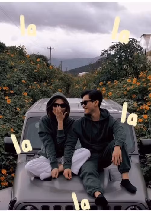 Bạn trai của Quỳnh Châu sở hữu gương mặt điển trai với nụ cười tỏa nắng. Ảnh: Instagram