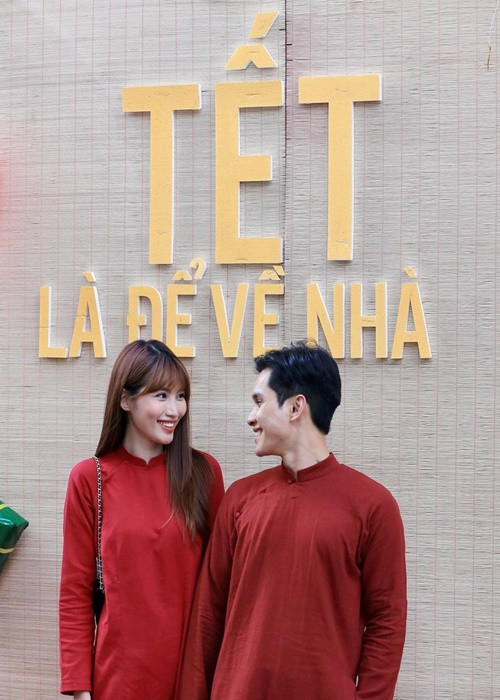 Nàng hậu sinh năm 1994 đưa Phát Nguyễn về ra mắt gia đình vào đầu năm 2023. Ảnh: Instagram