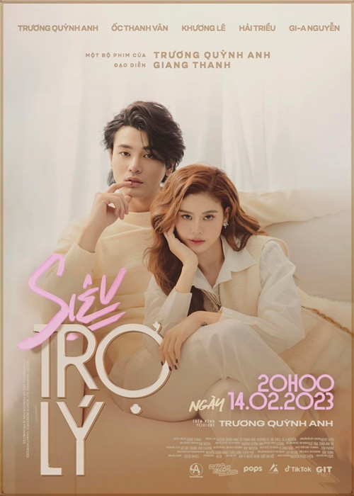 Dịp Valentine năm nay, Trương Quỳnh Anh và Khương Lê ra mắt một bộ phim mang tên "Siêu trợ lý". Ảnh: FBNV