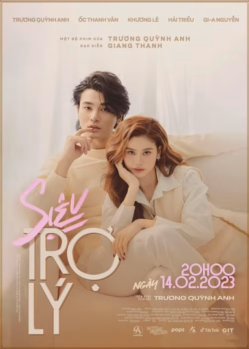 Dịp Valentine năm nay, Trương Quỳnh Anh và Khương Lê ra mắt một bộ phim mang tên "Siêu trợ lý". Ảnh: FBNV