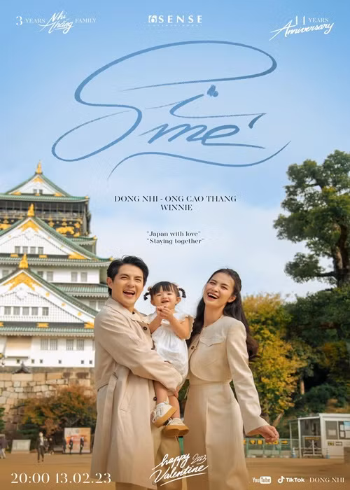 Đông Nhi - Ông Cao Thắng tung một sản phẩm kỷ niệm 14 năm bên nhau. "Còn vài ngày nữa là tròn 14 năm bên nhau rồi chồng ơi. Valentine năm nay còn dính thêm một "siêu quậy mini" theo cùng chân trời góc bể. Đi đến đâu không quan trọng, miễn là được đi cùng nhau thì bao nhọc nhằn cũng chẳng sao cả", Đông Nhi chia sẻ. Ảnh: FBNV