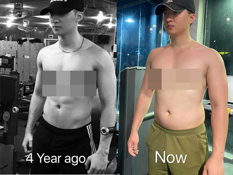 Chồng cũ Âu Hà My từng phát tướng. Anh nặng đến gần 90kg. Ảnh: Dân Việt