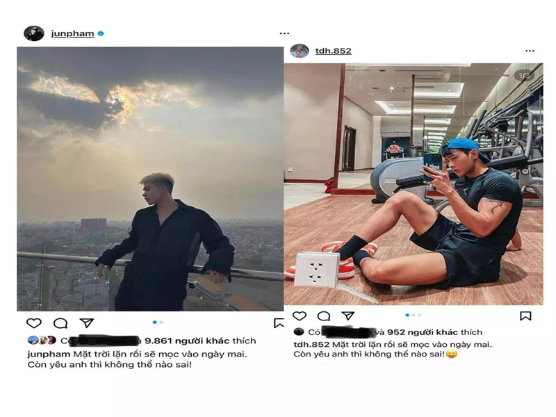 Tin đồn giữa Jun Phạm và Hóa Trần chỉ dừng lại ở suy đoán của cư dân mạng bởi hai người trong cuộc đều không đả động đến lời đồn. Ảnh: Vietnamnet