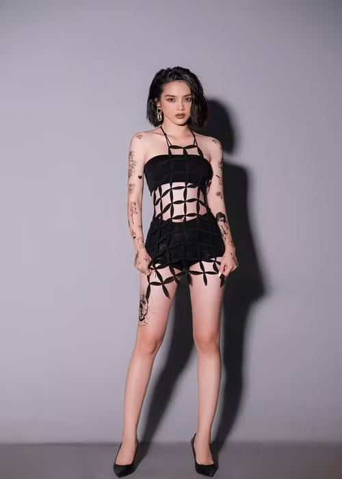 Quỳnh Lương đang đóng vợ của Bình An trong “Đừng làm mẹ cáu”.