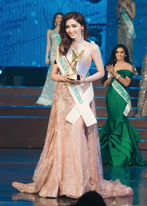 Ở cuộc thi Hoa hậu Chuyển giới Quốc tế 2019, Nhật Hà dừng chân ở top 6 và giành giải phụ Thí sinh có video giới thiệu gây chú ý nhất. Ảnh: FBNV