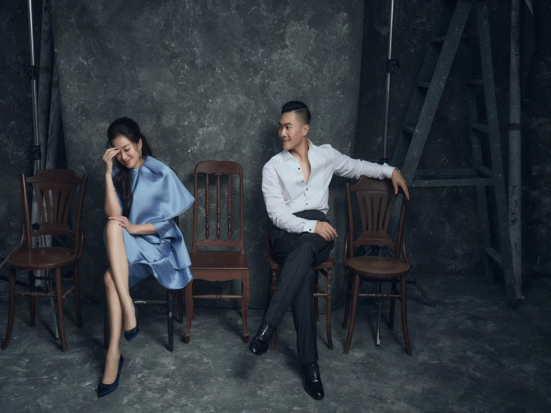 Quốc Cơ dành nhiều lời có cánh cho Hồng Phượng. “Em luôn là người để anh được tự hào khi đứng trước bạn bè, là hậu phương vững chắc để anh yên tâm theo đuổi đam mê và là người anh trao hết niềm tin khi gia đình có em”, Quốc Cơ từng viết trên trang cá nhân. Ảnh: FBNV