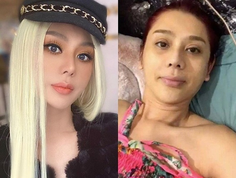 Lâm Khánh Chi từng bị ghép ảnh trước và sau đeo kính áp tròng và bị nhận xét "xuống sắc" khi không có kính áp tròng hỗ trợ. Ảnh: Công lý và xã hội