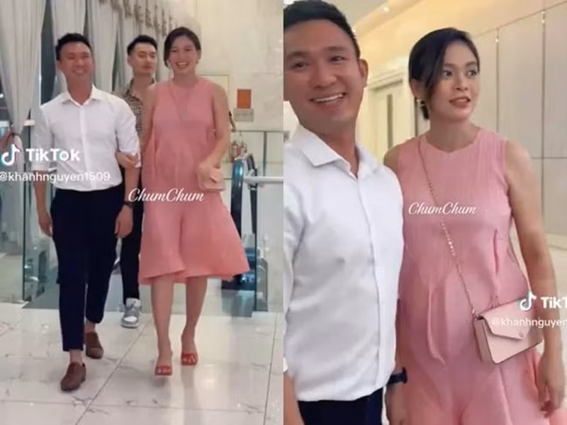 "Quyết định công khai của tôi làm cho anh vui và tôi cũng vui, tôi nghĩ mọi thứ nên dừng lại như vậy là được rồi. Tôi không muốn công khai nhiều quá vì số tôi khoe là mất", người đẹp chia sẻ. Ảnh: Vietnamnet