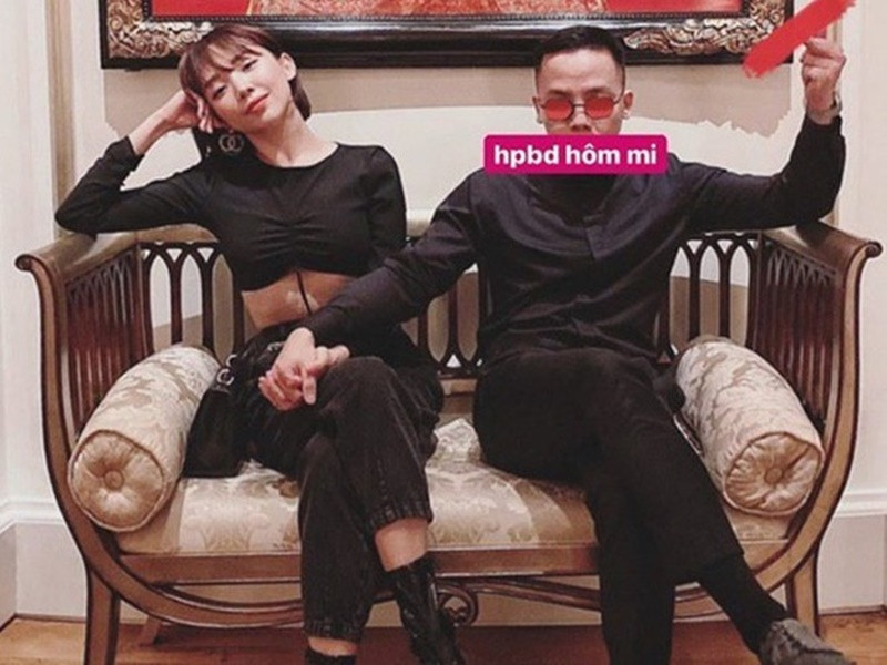 Hoàng Touliver thích "chuyển khoản" thay vì "mua quà" cho Tóc Tiên trong dịp sinh nhật. Ảnh: FBNV