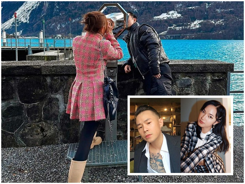 Nhân dịp Valentine 2023, trên trang cá nhân Instagram, Châu Bùi vừa đăng tải loạt khoảnh khắc ngọt ngào bên người yêu. Không ít người cho rằng người đàn ông giấu mặt bên Châu Bùi là rapper Binz. Ảnh: Zing, Instagram