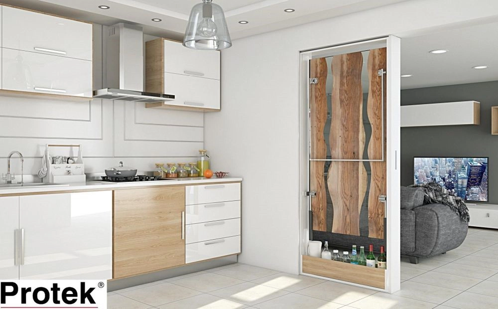 Khi không dùng tới có thể gấp lại lên bộ khung phía bên cạnh.