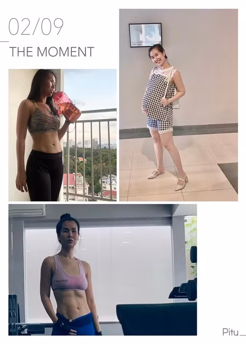 Võ Hạ Trâm sinh con gái đầu lòng vào tháng 7/2021. Hiện tại, cô đã lấy lại được vóc dáng thon gọn.