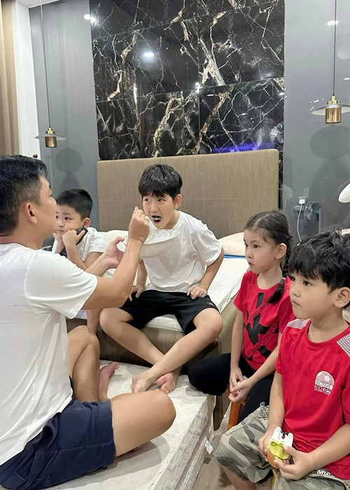 Đối với Thành Đạt, các con tài sản vô giá không gì sánh bằng.