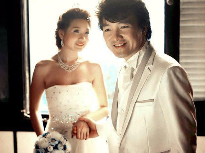 Đám cưới của Dương Ngọc Thái và Triệu Ái Vy diễn ra vào năm 2012 sau 7 tháng cả hai hẹn hò.