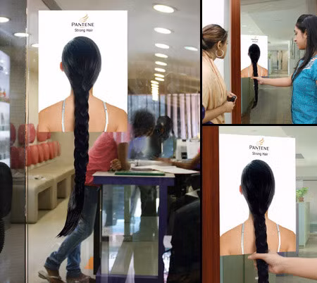 Quảng cáo dầu gội đầu độc đáo, sáng tạo, biến mái tóc chắc khỏe thành... tay nắm cửa.