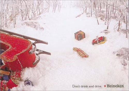 Heineken có cách truyền tải thông điệp đừng uống bia rượu và lái xe rất riêng và ý nghĩa.