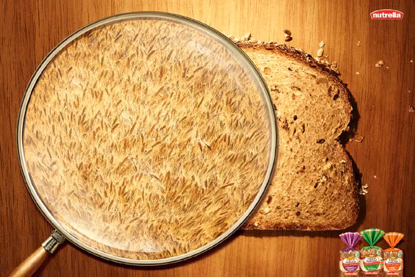 Từng cánh đồng lúa mạch "ẩn" trong chiếc bánh Nutrella.