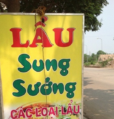 Đặt tên quán độc lạ để gây sự chú ý của khách hàng là cách mà nhiều tiểu thương áp dụng.