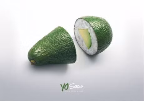 Sushi cuộn bơ - món ưa thích của những tín đồ ẩm thực.