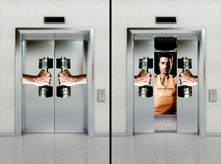 Hình ảnh hài hước và thông minh về việc luyện tập thể hình, thể thao.